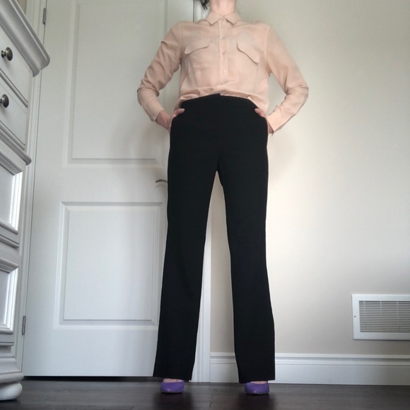 NWOT HELMUT LANG Wool Dress Pant boot wideleg - Picture 2 of 13